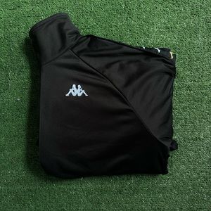 Black Kappa Tracksuit Jacket Large